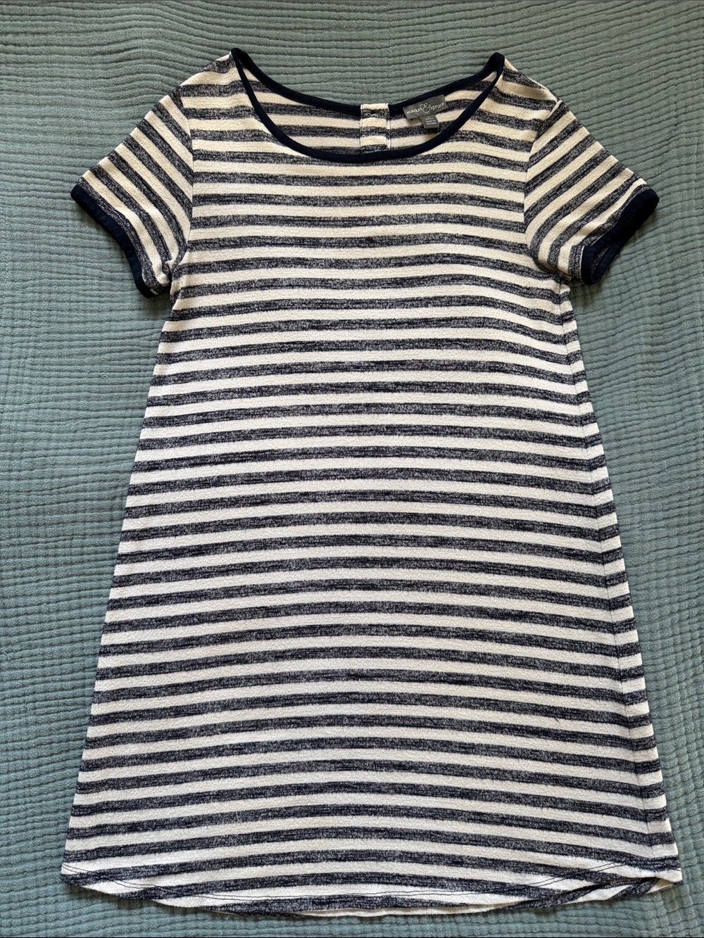 Market & Spruce Navy and White Striped Short Sleeve Tshirt Dress from Stitch Fix